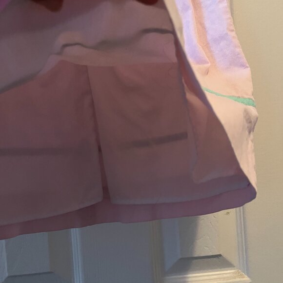 Girl's Florence Eiseman Sleeveless Scalloped Collared Castle Dress - Picture 4 of 7